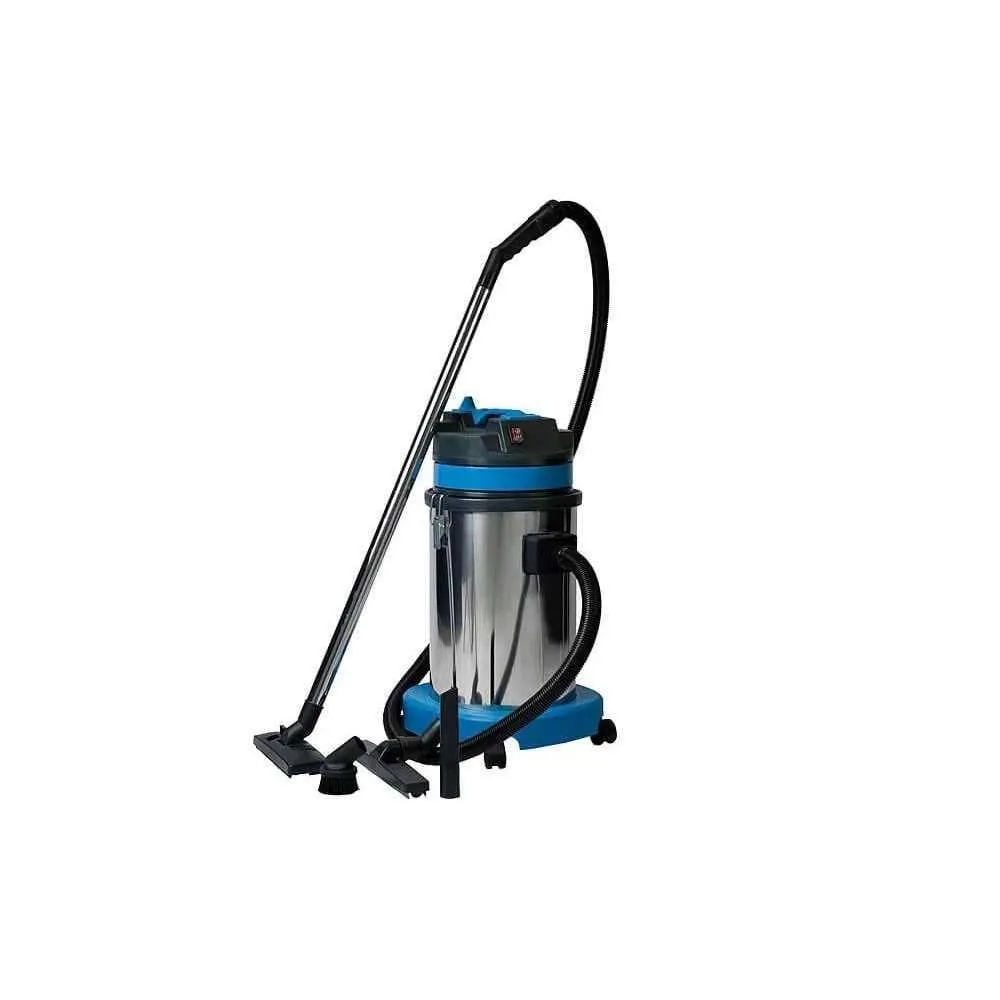 Aspiradora Industrial Polvo-Agua 30lts Un Motor 1500W