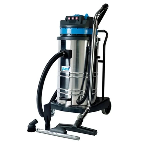 Aspiradora Industrial Polvo- Agua 80lts 3 Motores 3kW