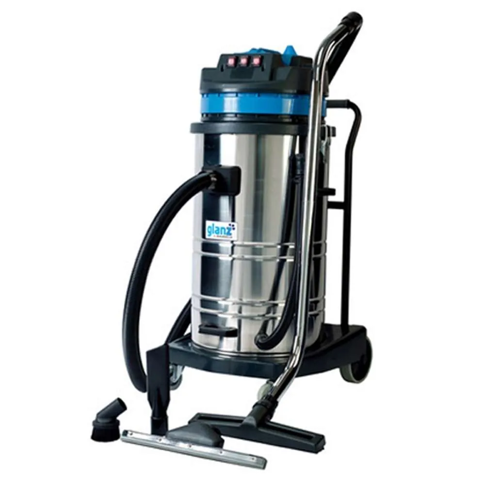 Aspiradora Industrial Polvo- Agua 80lts 3 Motores 3kW