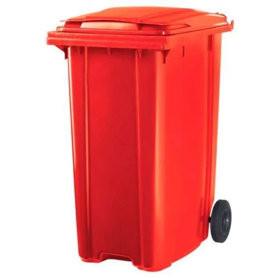 Basurero 240 litros con pedal Colores